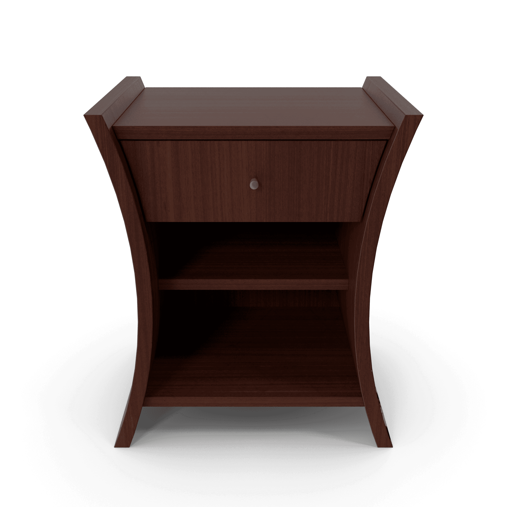 Bedside Table African Cherry image 1